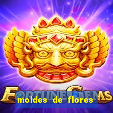 moldes de flores gigantes para imprimir